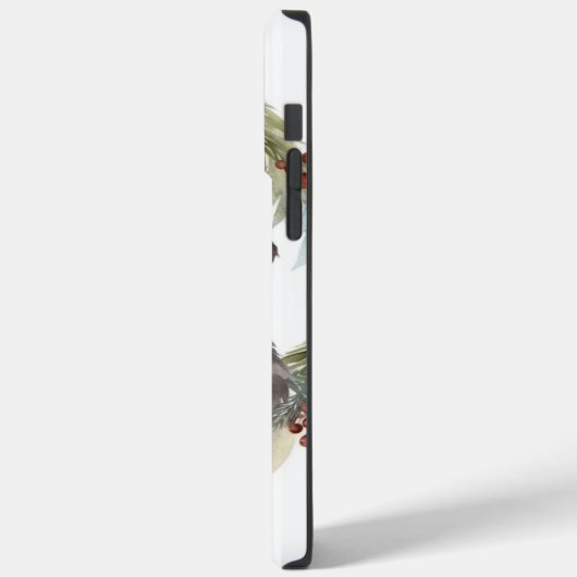 Newfoundland Kerstkrans Feestelijke Pup Case-Mate iPhone Case (Achterkant / Links)