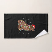 Newfoundland Kerstlicht | Funny Dog Lover Handdoek (Handdoek)