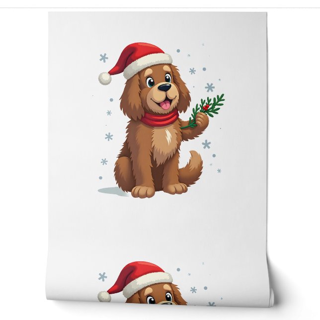 Newfoundland Kerstman Hoed Behang (Afrollen)