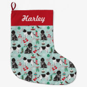 Newfoundland kerstmis grote kerstsok (Voorkant)