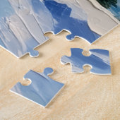 Newfoundland Kerstmis Vuurtoren Vakantie Legpuzzel (Zijkant)