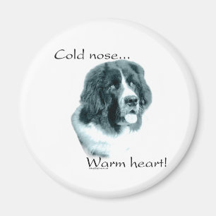 Newfoundland koude neus warm hart - magneet