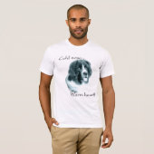 Newfoundland koude neus warm hart t-shirt (Voorkant volledig)