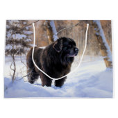 Newfoundland laat het sneeuwen Kerstmis Groot Cadeauzakje (Voorkant)