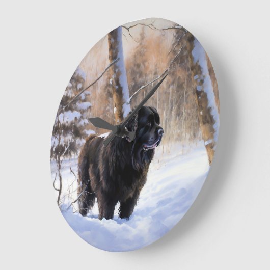 Newfoundland Laat het Sneeuwen Kerstmis Grote Klok (Hoek)