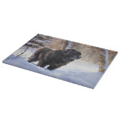 Newfoundland laat het sneeuwen Kerstmis Snijplank (Hoek)