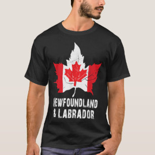 Newfoundland Labrador Canada Canada Flag T-shirt