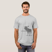 Newfoundland & Labrador Moose T-shirt (Voorkant volledig)