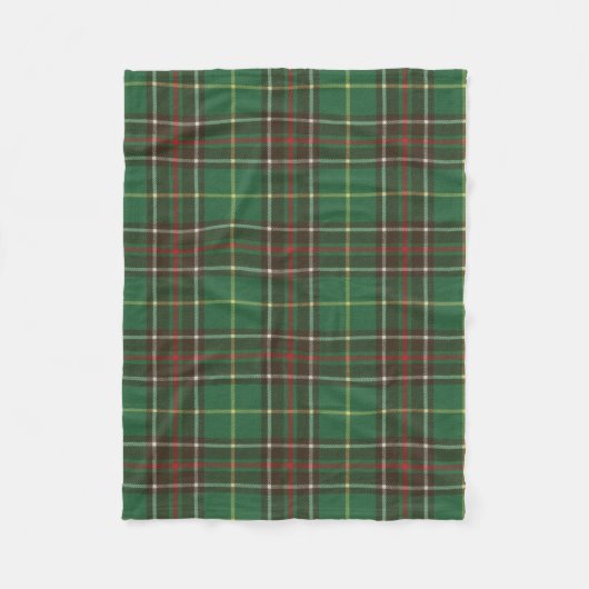 Newfoundland/Labrador Original Tartan Fleece Deken (Voorkant)