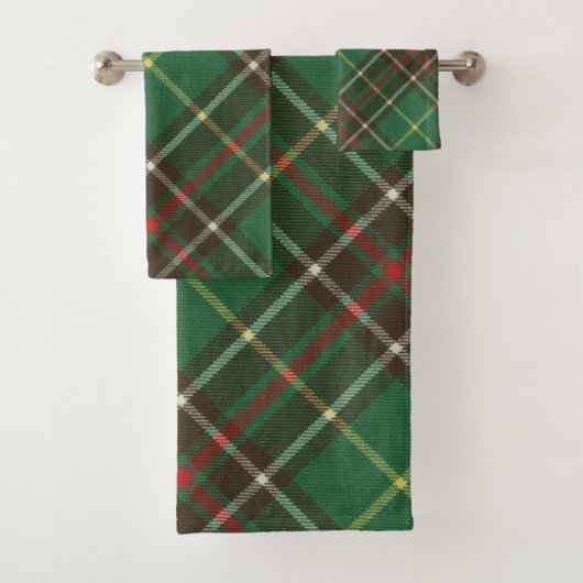 Newfoundland Labrador Provinciaal Tartan Bad Handdoek (Insitu)