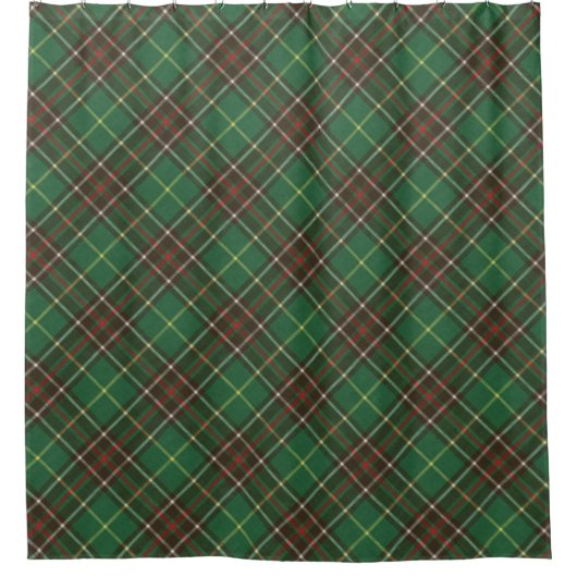 Newfoundland Labrador Provinciaal Tartan Douchegordijn (Voorkant)