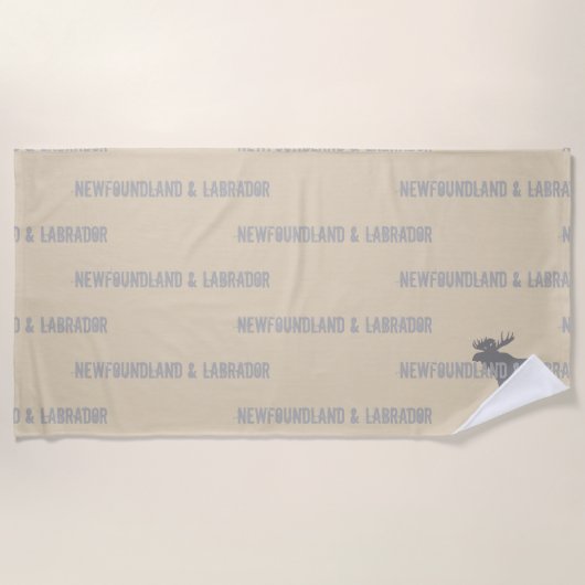 Newfoundland & Labrador Strandlaken (Voorkant)