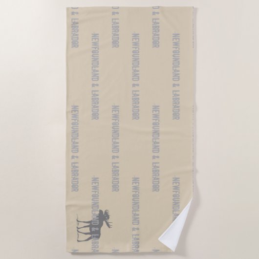 Newfoundland & Labrador Strandlaken (Voorkant)