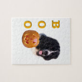 Newfoundland Landseer Halloween Boo Legpuzzel (Horizontaal)