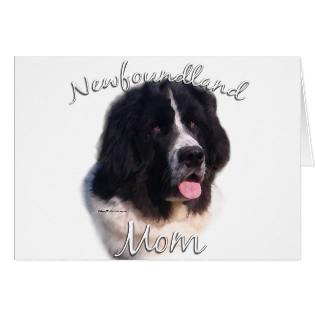 Newfoundland (landseer) Mam 2 (Voorkant Horizontaal)