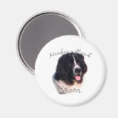 Newfoundland (landseer) Mam 2 Magneet (Voorkant / Achterkant)