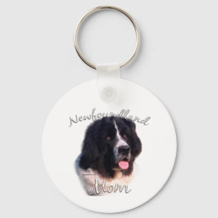 Newfoundland (landseer) Mam 2 Sleutelhanger