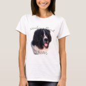 Newfoundland (landseer) Mam 2 T-shirt (Voorkant)