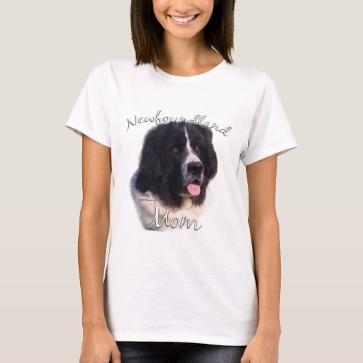 Newfoundland (landseer) Mam 2 T-shirt (Voorkant)
