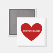 Newfoundland Magneet (Voorkant / Achterkant)