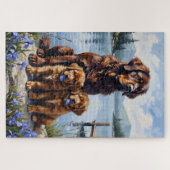 Newfoundland Meren Iris Kunst Legpuzzel (Horizontaal)