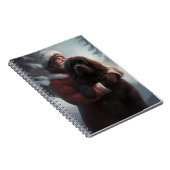 Newfoundland met Sinterklaas Feestelijke Kerstmis Notitieboek (Rechterzijde)
