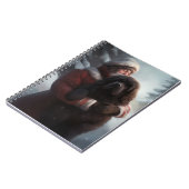 Newfoundland met Sinterklaas Feestelijke Kerstmis Notitieboek (Linkerzijde)