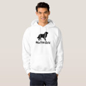 Newfoundland met woltekst hoodie (Voorkant volledig)