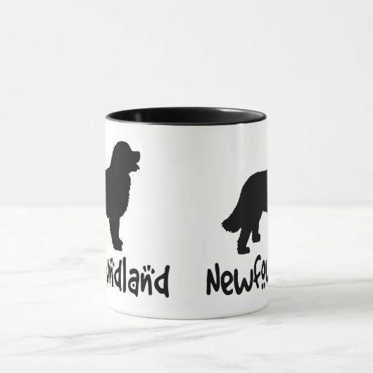 Newfoundland met woltekst mok (Midden)