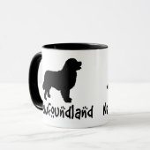 Newfoundland met woltekst mok (Voorkant links)