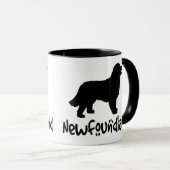Newfoundland met woltekst mok (Voorkant rechts)