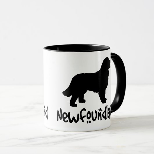 Newfoundland met woltekst mok (Voorkant rechts)