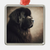 Newfoundland Metalen Ornament (Voorkant)