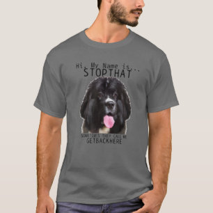 Newfoundland, mijn naam is het einde van de stomme t-shirt