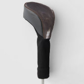 Newfoundland Modderige Pup Golfheadcover (Schuin)