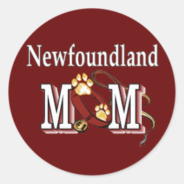 Newfoundland MOM Gifts Ronde Sticker