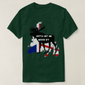 Newfoundland Moose T-shirt (Design voorkant)