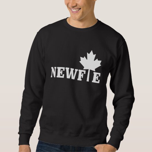 Newfoundland Newfie Maple Leaf Canada Canadian Fla Trui (Voorkant)