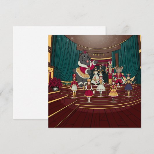 Newfoundland-notenkraker Feestdagenkaart (Voorkant / Achterkant)