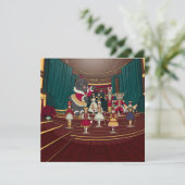 Newfoundland-notenkraker Feestdagenkaart (Staand voorkant)