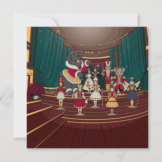 Newfoundland-notenkraker Feestdagenkaart (Voorkant)