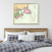 Newfoundland Nova Scotia en New Brunswick 2 Canvas Afdruk (Insitu (Slaapkamer))