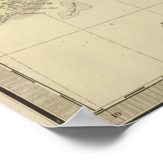 Newfoundland, Nova Scotia en New Brunswick Poster (Hoek)