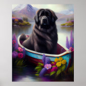 Newfoundland op een peddel: Een landschappelijk av Poster (Voorkant)