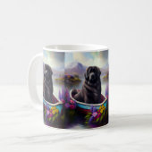 Newfoundland op een peddel: een Schilderachtig avo Koffiemok (Voorkant links)