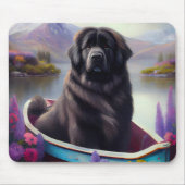 Newfoundland op een peddel: een Schilderachtig avo Muismat (Voorkant)