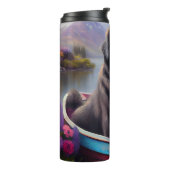 Newfoundland op een peddel: een Schilderachtig avo Thermosbeker (Gedraaid links)