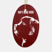 Newfoundland Ornament Personalized Dog Decoration (Links)