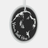 Newfoundland Ornament Personalized Dog Decoration (Voorkant Rechts)
