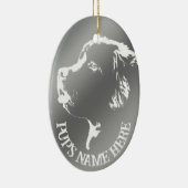 Newfoundland Ornament Personalized Dog Decoration (Rechts)